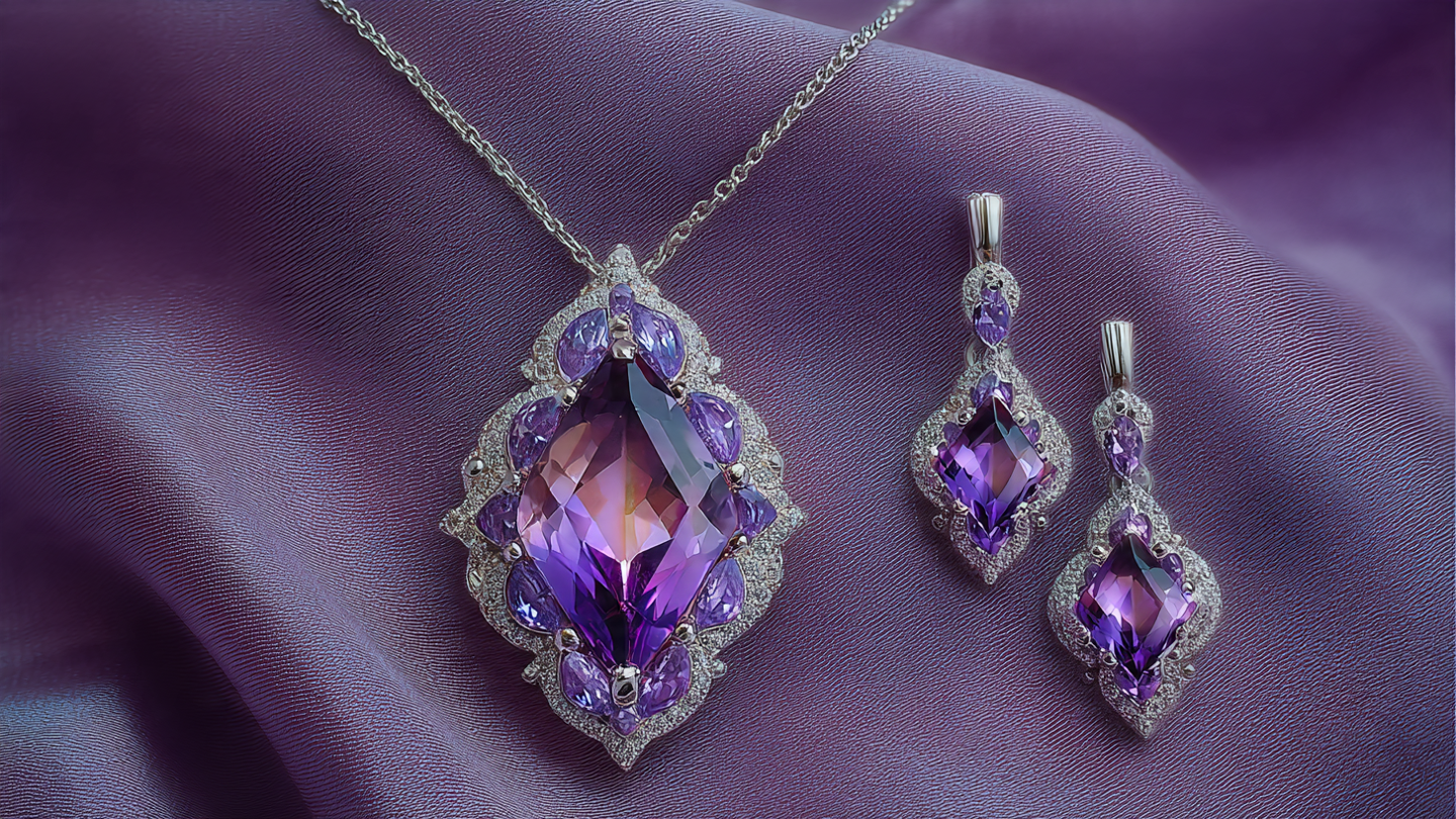 Elegant Diamond Pendant Sets
